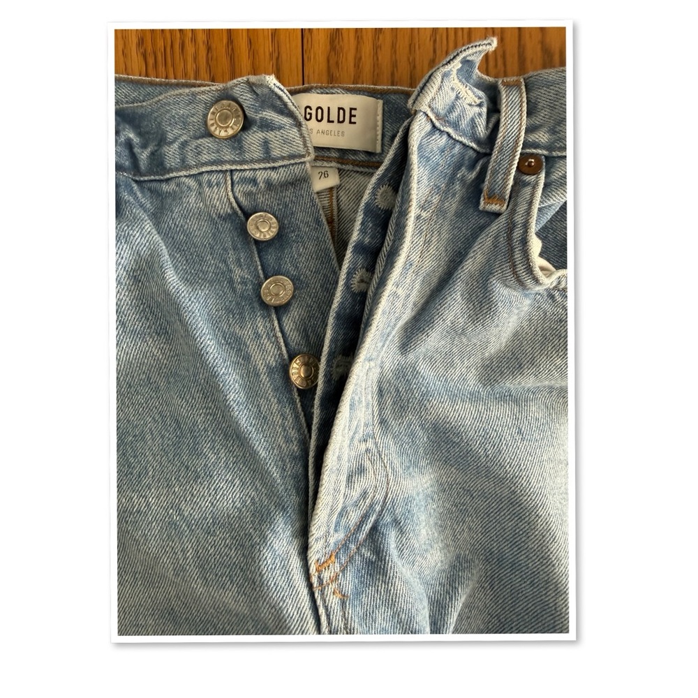 Agolde Riley High Rise Straight Cropped Jeans - Picture 9 of 12